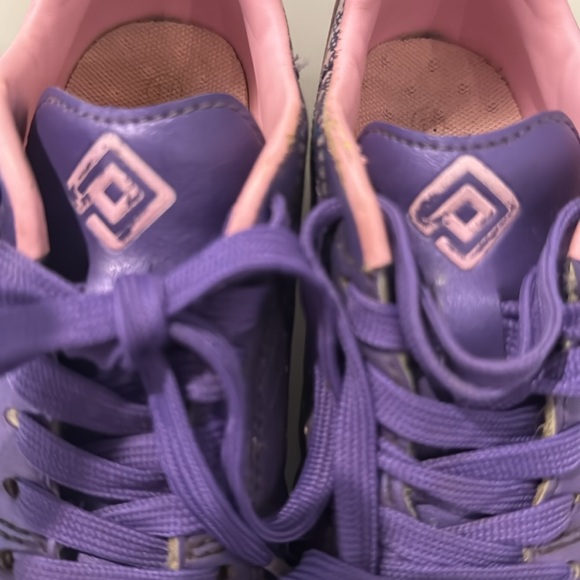 Dream Pairs Superflight 1K Girls Purple/Pink Soccer Cleats - Toddler Size 11 - Picture 7 of 12